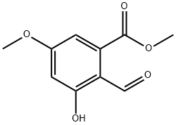 Methyl 2-Formyl-3-hydroxy-5-methoxybenzoate 化学構造式