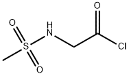 Acetyl chloride, [(methylsulfonyl)amino]- (9CI) 结构式