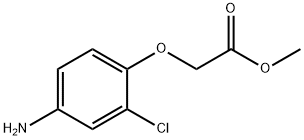 methyl 2-(4-amino-2-chlorophenoxy)acetate Struktur