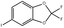 1,3-Benzodioxole, 2,2-difluoro-5-iodo- 化学構造式