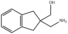 1H-Indene-2-methanol, 2-(aminomethyl)-2,3-dihydro- Structure