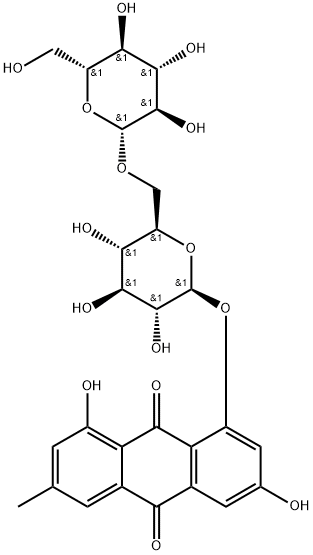 Emodin-8-O-beta-gentiobioside Struktur