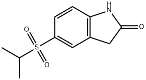 2H-Indol-2-one, 1,3-dihydro-5-[(1-methylethyl)sulfonyl]- Structure