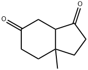 1H-Indene-1,6(2H)-dione, hexahydro-3a-methyl-,66708-23-4,结构式