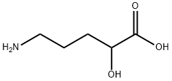 Pentanoic acid, 5-amino-2-hydroxy- Structure