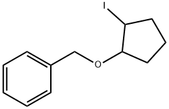 Benzene, [[(2-iodocyclopentyl)oxy]methyl]- Struktur