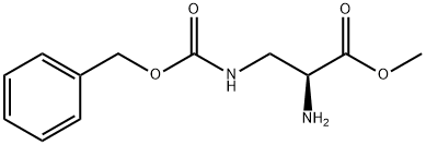 2-Amino-3-Cbz-amino-propionic acid methyl ester Structure