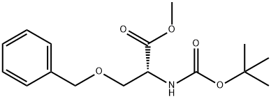 (2R)-3-(苄氧基)-2-{[(叔丁氧基)羰基]氨基}丙酸甲酯,67389-47-3,结构式