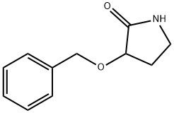 2-Pyrrolidinone, 3-(phenylmethoxy)- 化学構造式