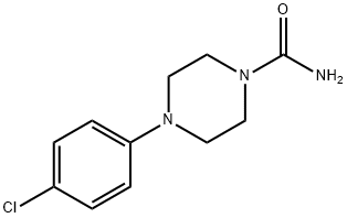 4-(4-氯苯基)哌嗪-1-甲酰胺 结构式