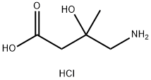 4-amino-3-hydroxy-3-methylbutanoic acid hydrochloride Structure