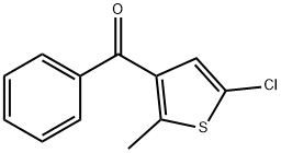 (5-chloro-2-methyl-thiophen-3-yl)-phenyl-methanone 结构式
