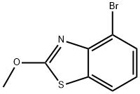 4-溴-2-甲氧基苯并[D]噻唑 结构式