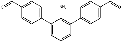 2'-amino-[1,1':3',1''-terphenyl]-4,4''-dicarbaldehyde 化学構造式