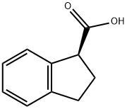 (1S)-2,3-Dihydro-1H-indene-1-carboxylic acid Struktur