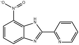 1H-Benzimidazole, 7-nitro-2-(2-pyridinyl)- 结构式