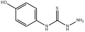 Hydrazinecarbothioamide, N-(4-hydroxyphenyl)- Structure