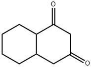 1,3(2H,4H)-Naphthalenedione, hexahydro- Struktur