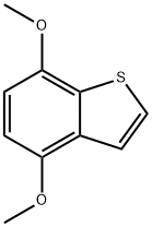 Benzo[b]thiophene, 4,7-dimethoxy- 结构式