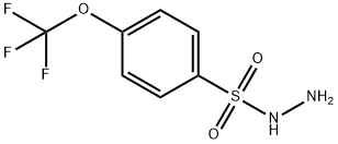 Benzenesulfonic acid, 4-(trifluoromethoxy)-, hydrazide Struktur
