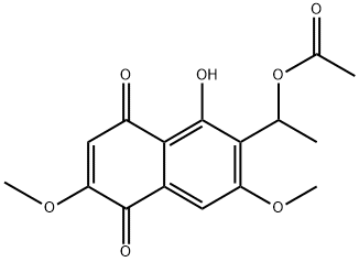 68594-15-0 2,7-Dimethoxy-6-(1-acetoxyethyl)juglone