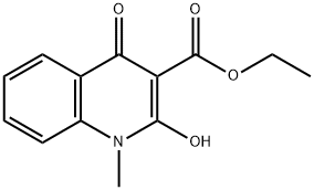 3-Quinolinecarboxylic acid, 1,4-dihydro-2-hydroxy-1-methyl-4-oxo-, ethyl ester,686280-06-8,结构式