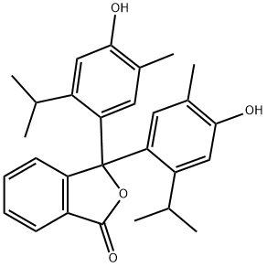 6869-00-7 3,3-双(4-羟基-2-异丙基-5-甲基苯基)异苯并呋喃-1(3H)-酮
