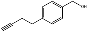 (4-(丁-3-炔-1-基)苯基)甲醇 结构式