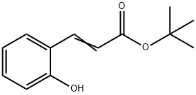 (E)-tert-butyl 3-(2-hydroxyphenyl)acrylate Structure