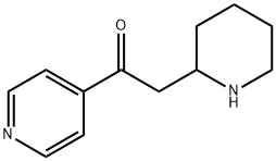 Ethanone, 2-(2-piperidinyl)-1-(4-pyridinyl)- Struktur