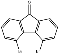 9H-Fluoren-9-one, 4,5-dibromo- 化学構造式