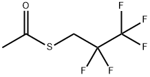 1-[(2,2,3,3,3-pentafluoropropyl)sulfanyl]ethan-1-one Struktur