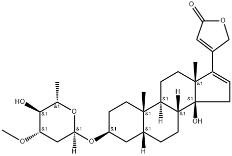 Oleandrin,anhydro-16-deacetyl- 化学構造式