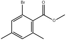 Benzoic acid, 2-bromo-4,6-dimethyl-, methyl ester 结构式