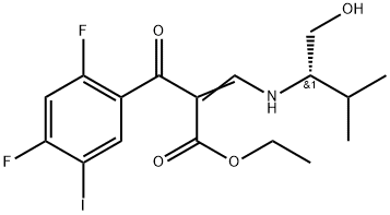 "Benzenepropanoic acid, 2,4-difluoro-a 化学構造式