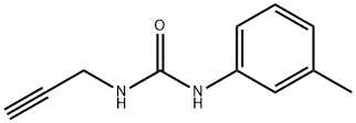 1-(丙-2-炔-1-基)-3-(间甲苯基)脲 结构式