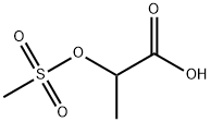 Propanoic acid, 2-[(methylsulfonyl)oxy]- Struktur