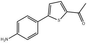 Ethanone, 1-[5-(4-aminophenyl)-2-thienyl]- Struktur