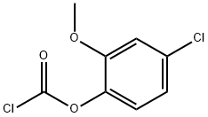Carbonochloridic acid, 4-chloro-2-methoxyphenyl ester Struktur