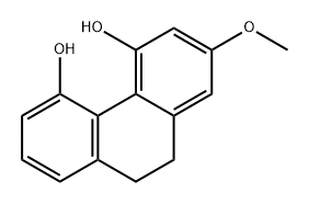 4,5-Phenanthrenediol, 9,10-dihydro-2-methoxy- Structure