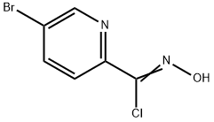 5-Bromo-N-hydroxypicolinimidoyl chloride Struktur