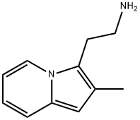 3-Indolizineethanamine, 2-methyl- Struktur
