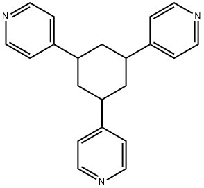 4,4',4''-(1,3,5-Cyclohexanetriyl)tris-pyridine 结构式