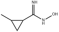 Cyclopropanecarboximidamide, N-hydroxy-2-methyl- 化学構造式