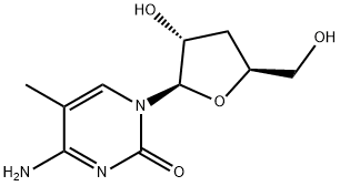 Cytidine, 3'-deoxy-5-methyl- Struktur