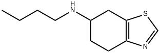 6-Benzothiazolamine, N-butyl-4,5,6,7-tetrahydro- 化学構造式