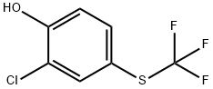 Phenol, 2-chloro-4-[(trifluoromethyl)thio]-|2-氯-4-((三氟甲基)硫代)苯酚