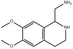 1-Isoquinolinemethanamine, 1,2,3,4-tetrahydro-6,7-dimethoxy- Structure