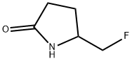 2-Pyrrolidinone, 5-(fluoromethyl)- Structure