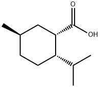 CYCLOHEXANECARBOXYLIC ACID, 5-METHYL-2-(1-METHYLETHYL)-, (1S,2S,5R)-, 70985-58-9, 结构式